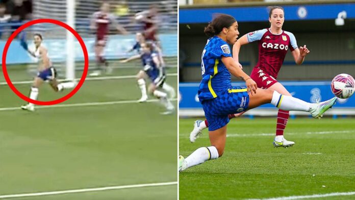Sam Kerr Chelsea Goal Celebration