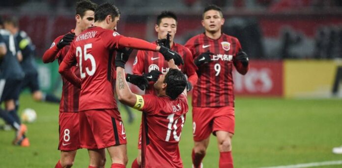Shanghai Port Vs Shenzhen Peng City Football Match