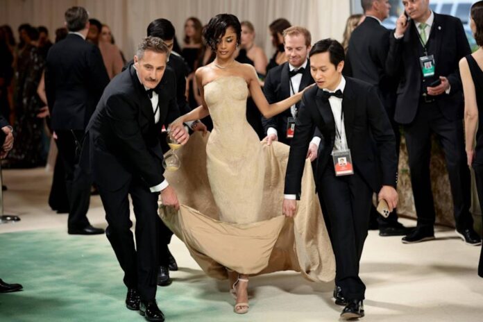 Tyla Met Gala 2026 Valentino Peacock