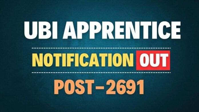 Union Bank Of India Recruitment 2026 Apprentice